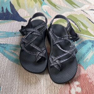 Chaco Black and Gray Women's Sandals